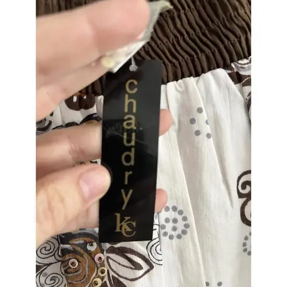 Chaudry Women's Floral Tunic Dress - L - Picture 3 of 7